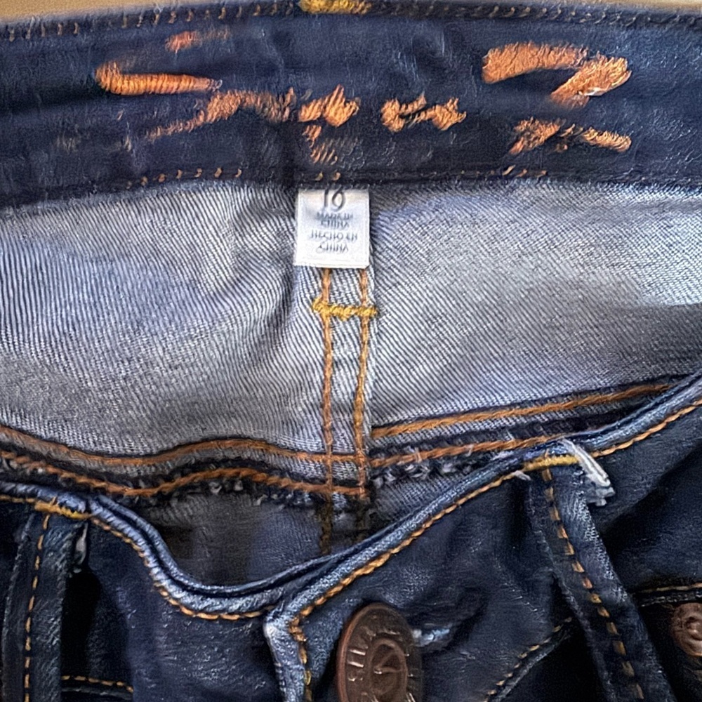 Seven7 High Rise Tower Straight Crop Raw Hem Denim B - Picture 4 of 6